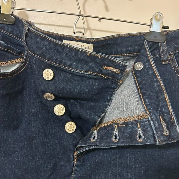 Eloquii Classic Blue Denim Mini Skirt - Picture 3 of 5